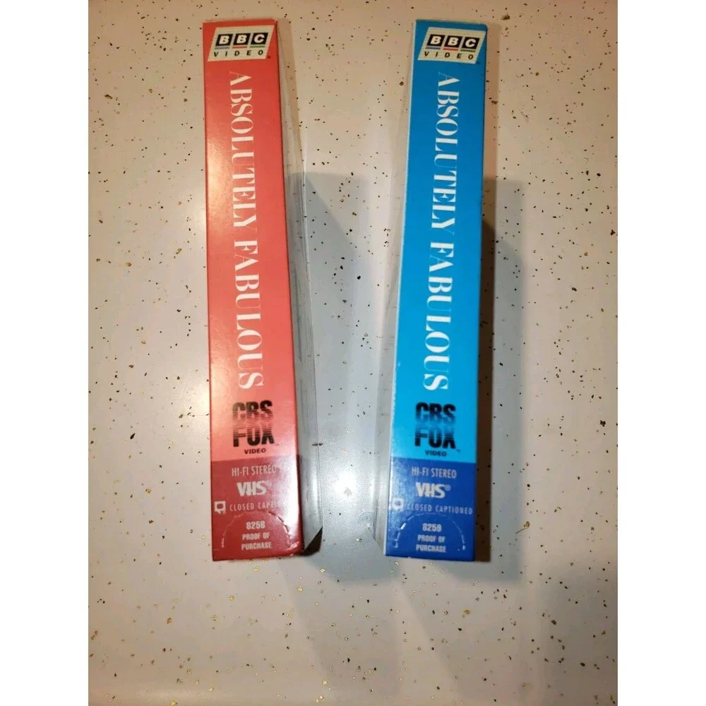 Absolutely Fabulous - Ser. 1, Pt. 1 & 2 (VHS CBS FOX BBC) 2 TAPES